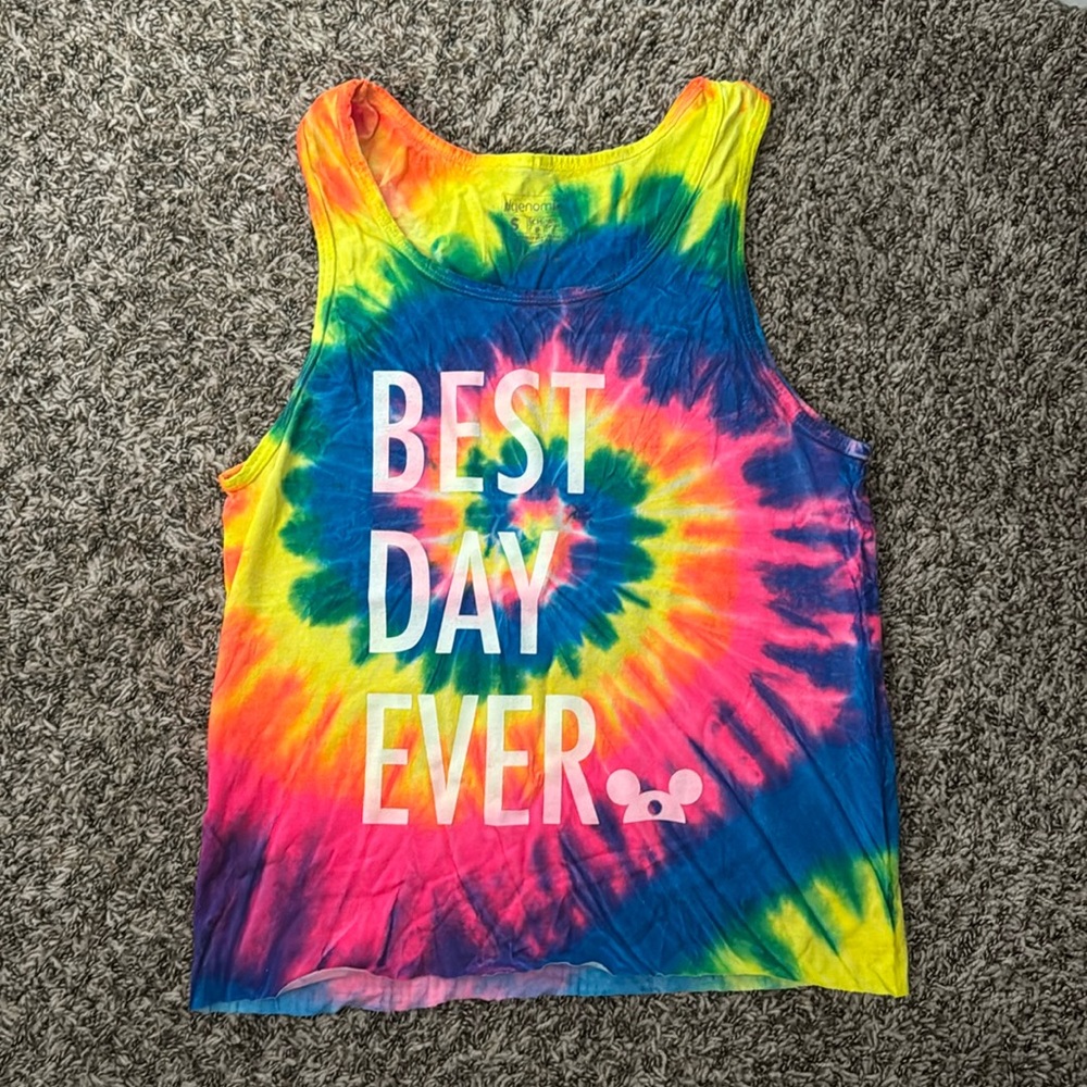 Best Day Ever Disney Tie Dye Tank